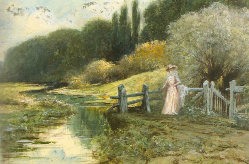 Jeune femme à Réveillon - 1909 (Clairin)