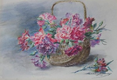 Roses, lilas et chèvrefeuille