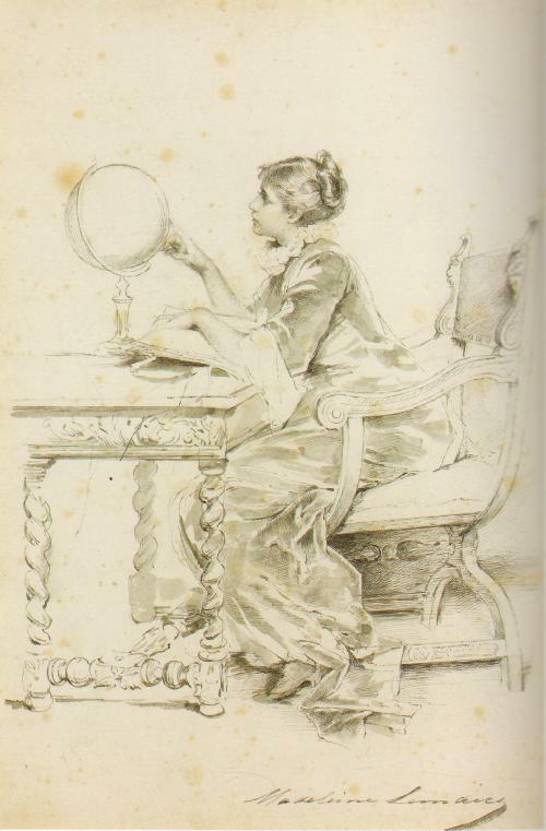 Jeune femme à la mappemonde (1878)