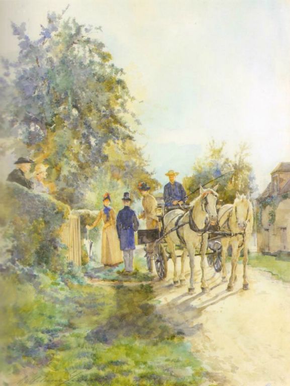 Retour de promenade (1888)